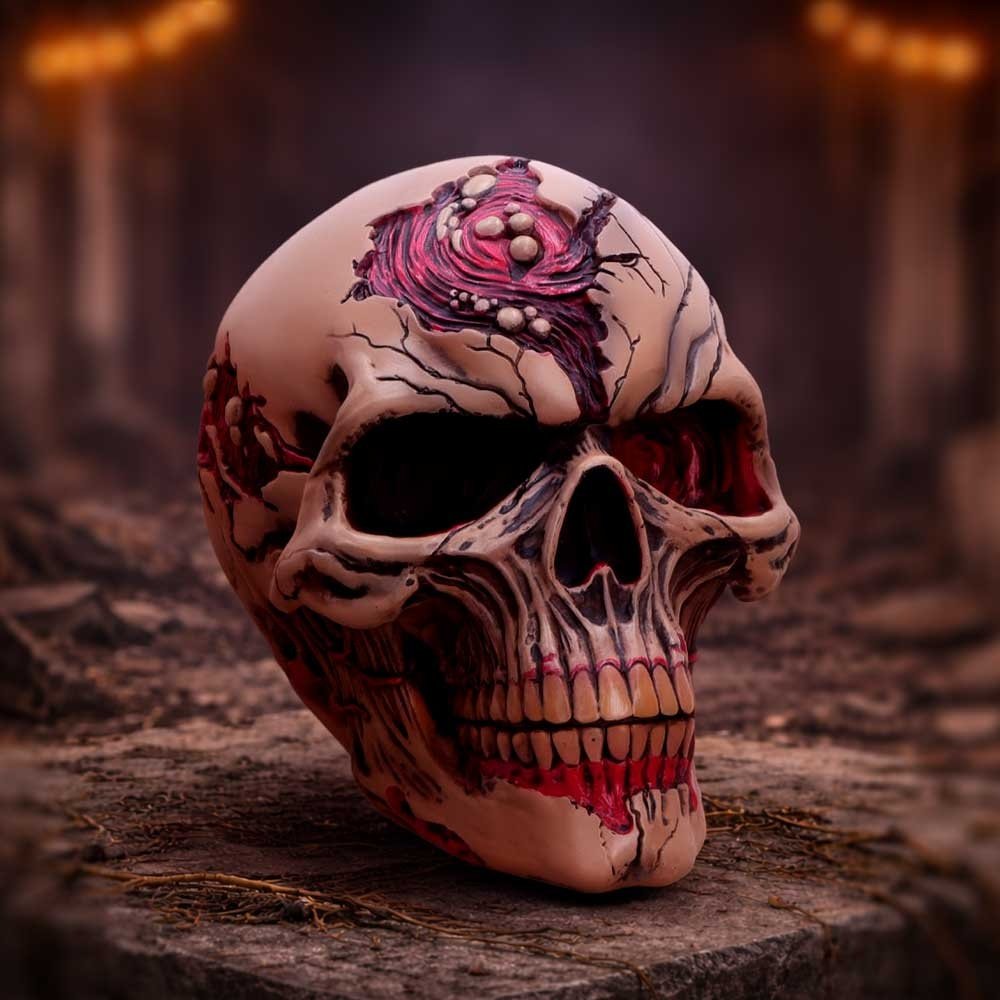 Nemesis Now - Hall of Horrors: The Walker of Death Beeld/figuur - Schedel - Multicolours